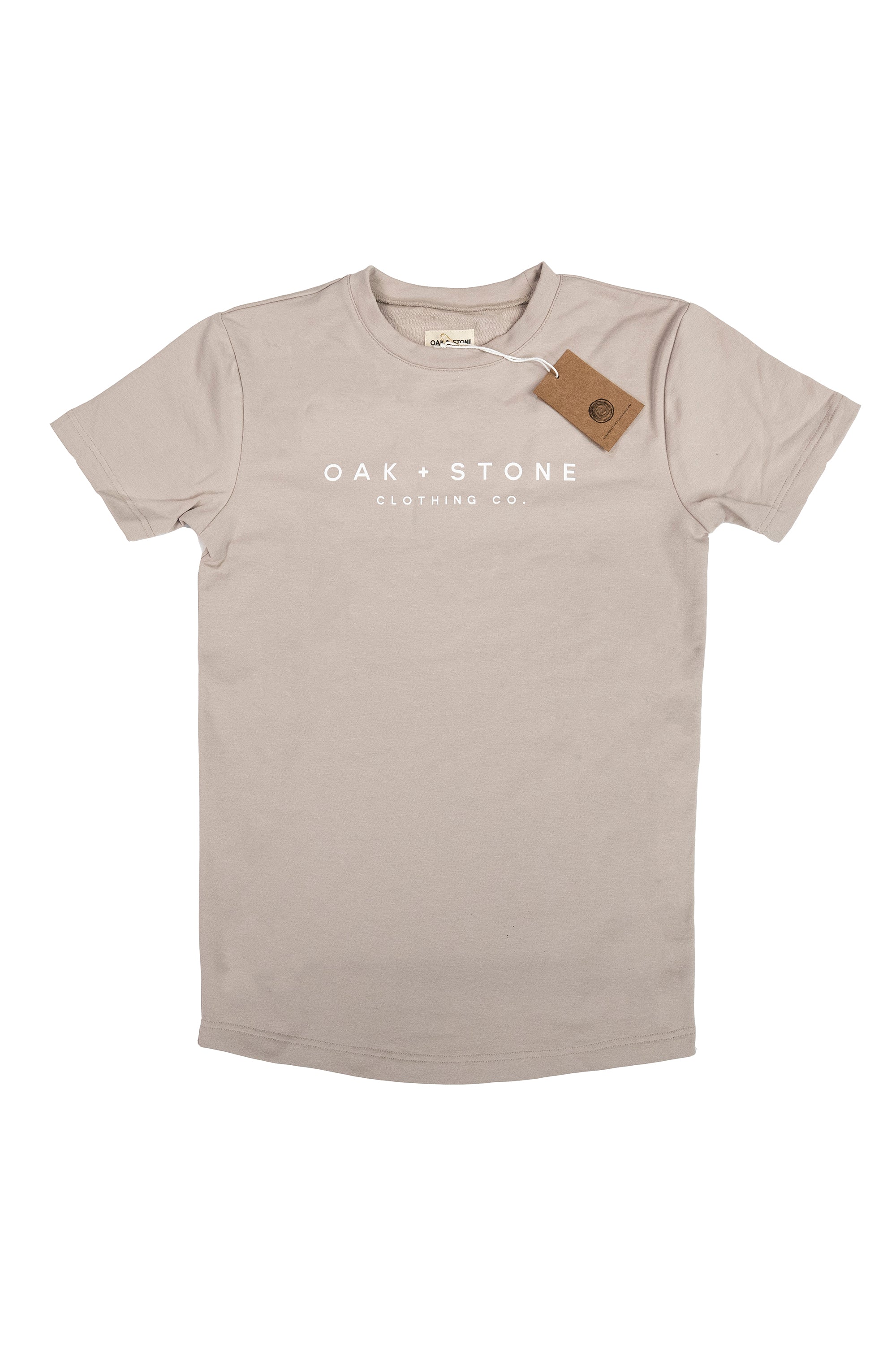 The Graphic Tee l Oak + Stone Clothing Co. l Tan