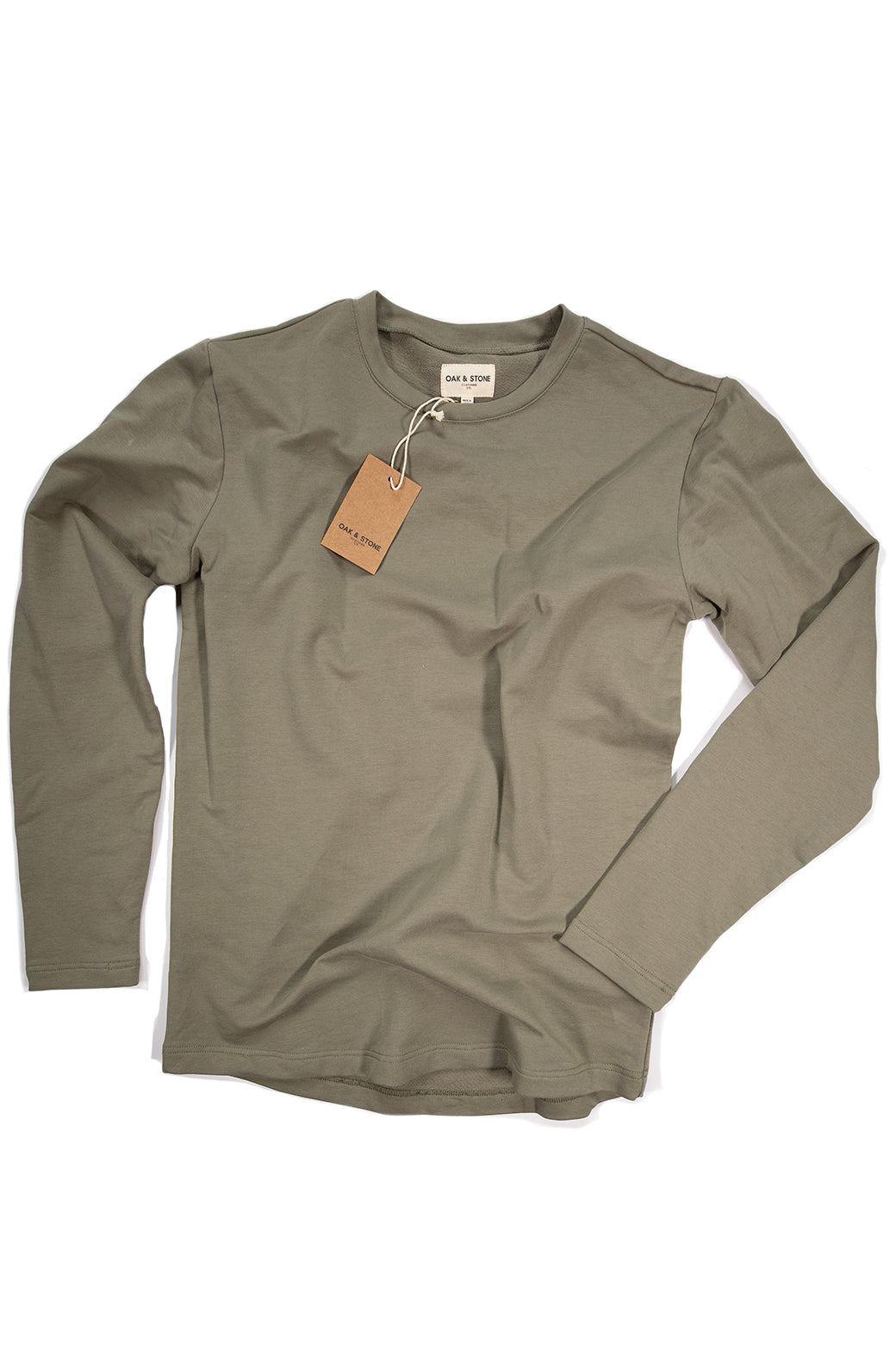 The Classic L/S Tee - Olive – Oak & Stone Clothing Co.