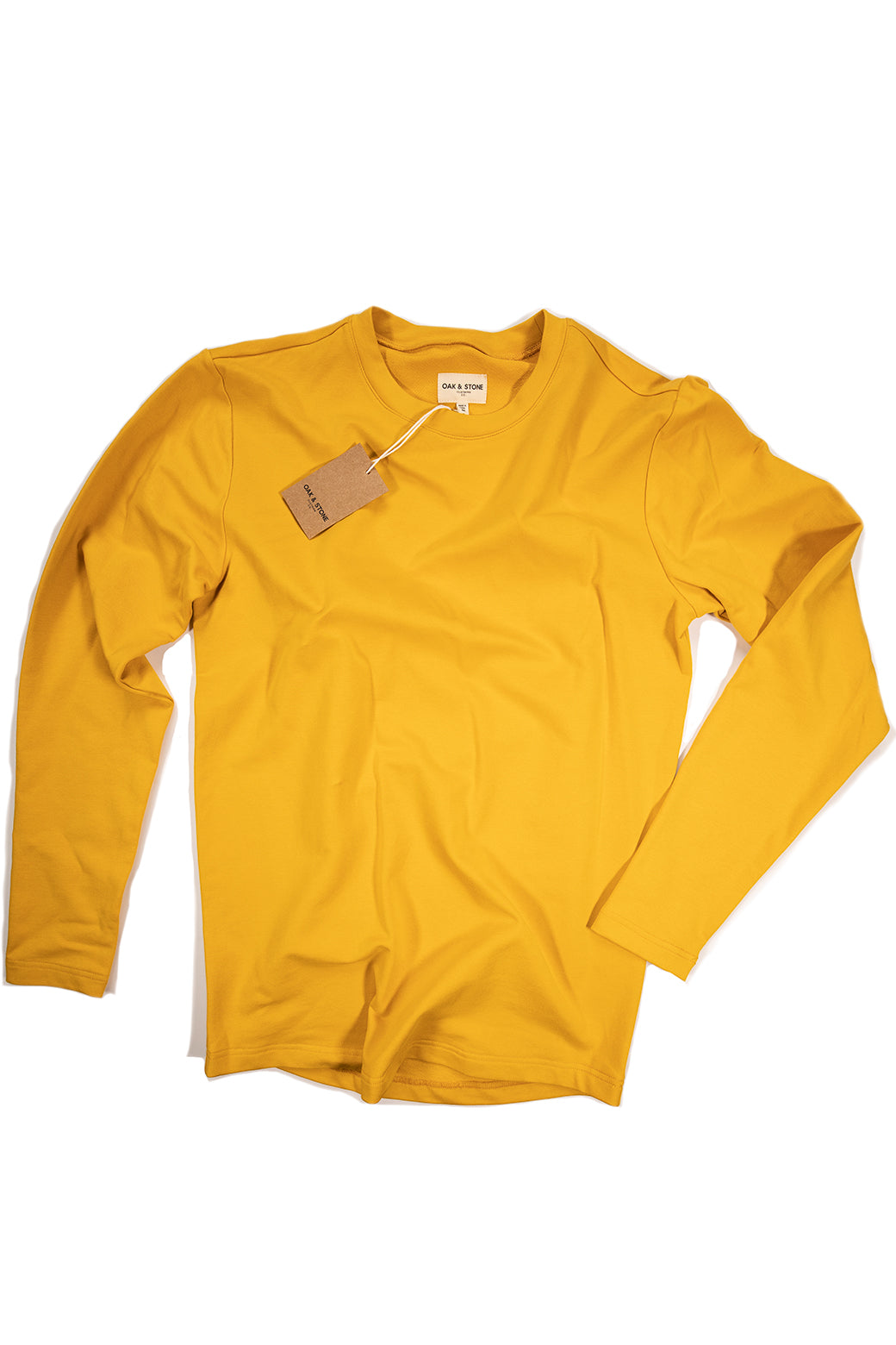 The Classic L/S Tee - Mustard - Oak & Stone Clothing Co.