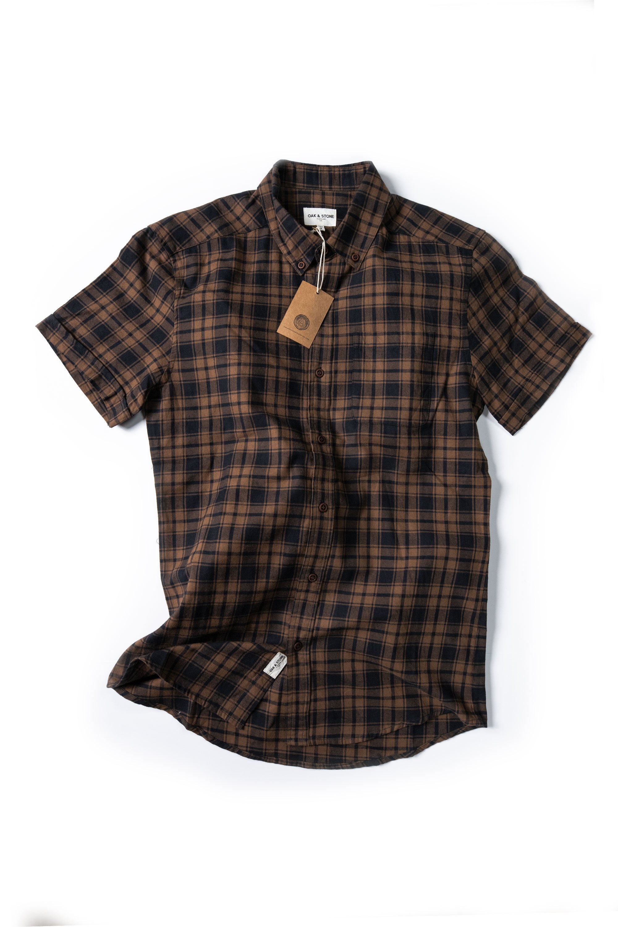 The Essential S/S - Brown - Oak & Stone Clothing Co.