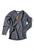 Terry Sweater - Heathered Grey - Oak & Stone Clothing Co.